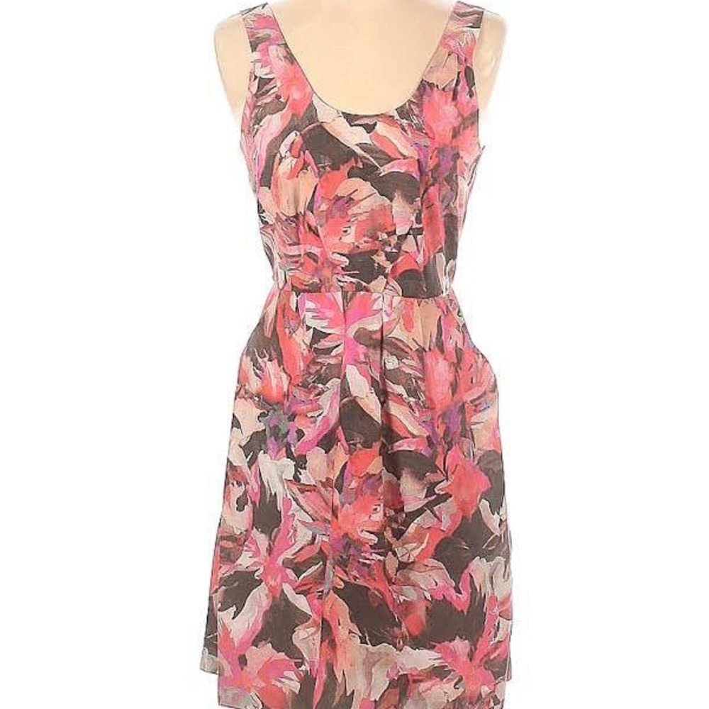 Floral silk/cotton Broadway & Broome summer dress